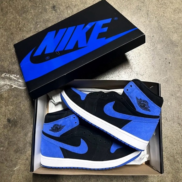 Jordan Other - Nike Air Jordan 1 High Royal Reimagined Black Royal Blue DZ5485-042 size 8 - 14